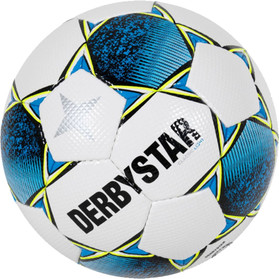 Derbystar Brillant TT V23 Pallone Da Calcio, Cucito A Mano, FIFA BASIC APPROVED, Poliuretano Lucido