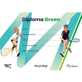 KNLTB Tenniskids Groen 10 stuks