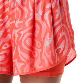 ASICS Road All Over Print 2in1 3'' Shorts Dam