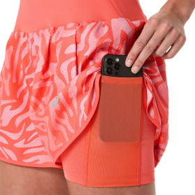 ASICS Road All Over Print 2in1 3'' Shorts Dam