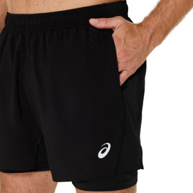 ASICS Core 2in1 5'' Shorts Herr