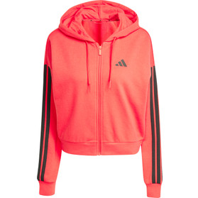 adidas 3 Stripes French Terry Full Zip Hoodie
