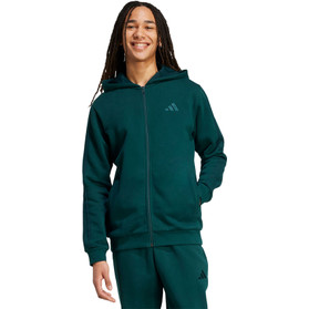 adidas 3 Stripes Fleece Full Zip Hoodie