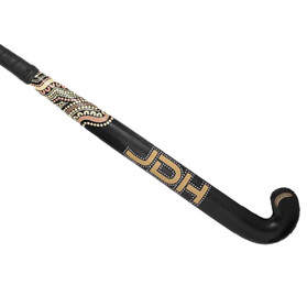 Crosse De Hockey Kookaburra Atom 36.5 – Profil MBow 410, Dual Core, 25% Carbone, Poignée Pro Cushion, Noir/orange