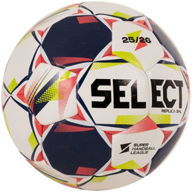 Ballon Handball Select Replica EHF European League Taille 3 - Cousu Main, HPU 1000, Approuvé EHF - Pour Entraînement