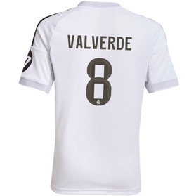 adidas Real Madrid Thuis Shirt Valverde 8 Kids