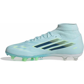 adidas gazelle silver green womens adidas F50 Club Mid Firm Ground/Artificial Grass - Core Black/Iron  Met./Lucid Lemon main image 0