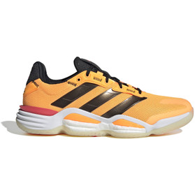 adidas gazelle silver green womens adidas Women's Stabil 16 Volleyball Shoes, Size 5.5, White/Silver/Grey main image 1