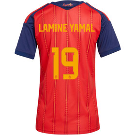 FC Barcelona LAMINE YAMAL 19番シャツ Barcelona 25/26 Home Soccer Shirt with Lamine Yamal 19 Printing