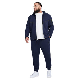 nike tech fleece tracksuit dark blue