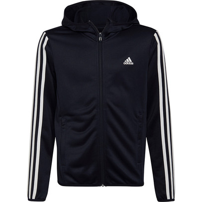 adidas 3 Stripes Full Zip Hoody Jongens