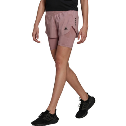 adidas Fast Running 2in1 Short Damen