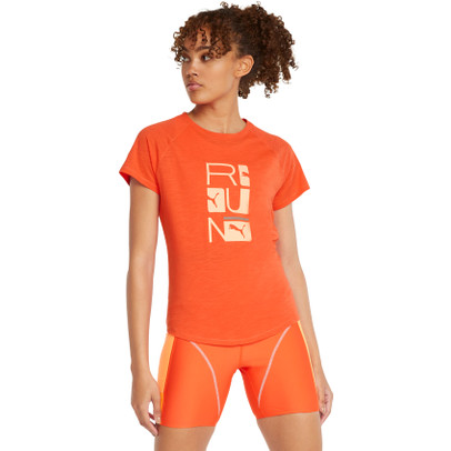 PUMA Run 5K Logo Shirt Damen