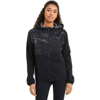 PUMA Run Graphic Hooded Jacke Damen