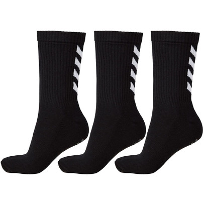 Details about   Hummel Mens Fundamental Sports Training Casual 3-Pack Socks Black 