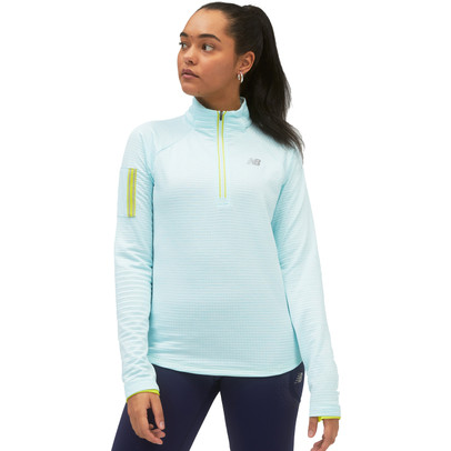 New Balance Heat Half Zip LS Damen