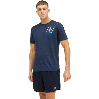 New Balance Graphic Impact Run Shirt Men