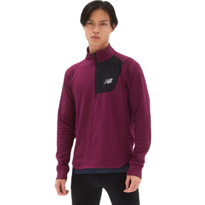 NEW BALANCE HEAT HALF ZIP Longsleeve Herren