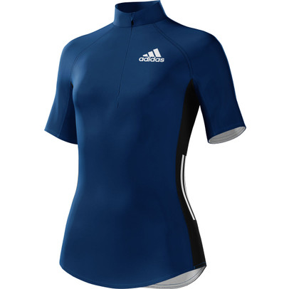adidas MiTeam X Half-Zip Tee Damen