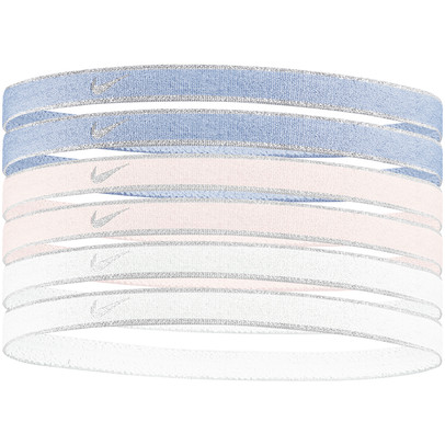 Nike Swoosh Metallic Haarband 6er Pack