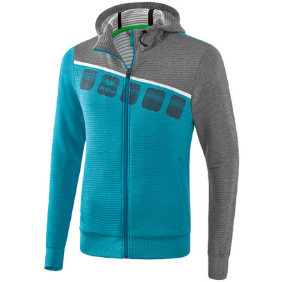 Erima 5-C Trainingsjacke Capuchon Herren