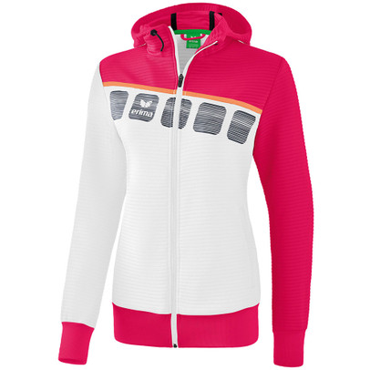 Erima 5-C Trainingsjack Capuchon Girls