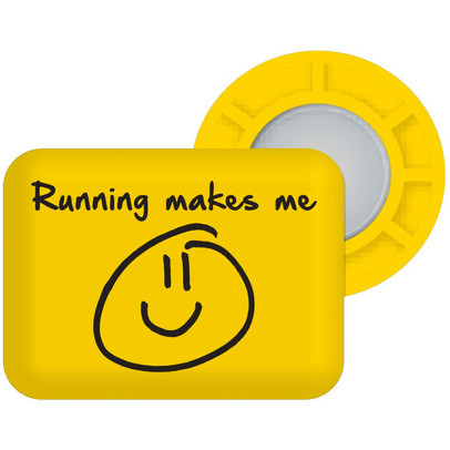 BibBits Running Makes Me Smile