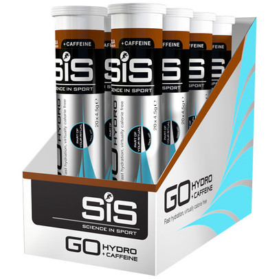 SiS Go Hydro Tablet Cola+Caffeine 20x4g