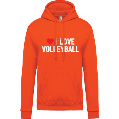 I Love Volleyball Sweater Women