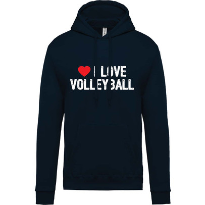 I Love Volleyball Sweater Women