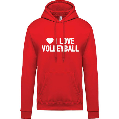 I Love Volleyball Sweater Women