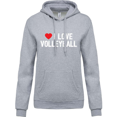 I Love Volleyball Sweater Women