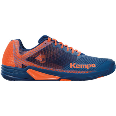 Kempa Handball Mens Attack Midcut Sports Shoes Trainers Sneakers Black White 
