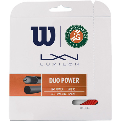 Wilson Duo Power Roland Garros Set Röd/Natural