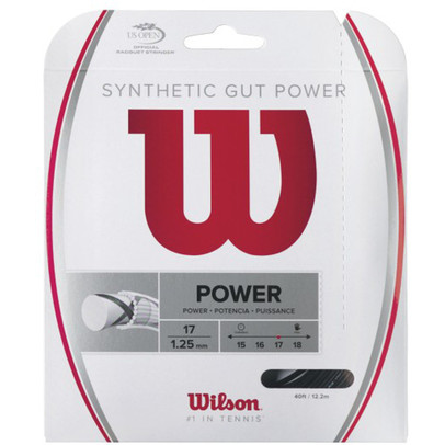 Wilson Synthetic Gut Power Set Black