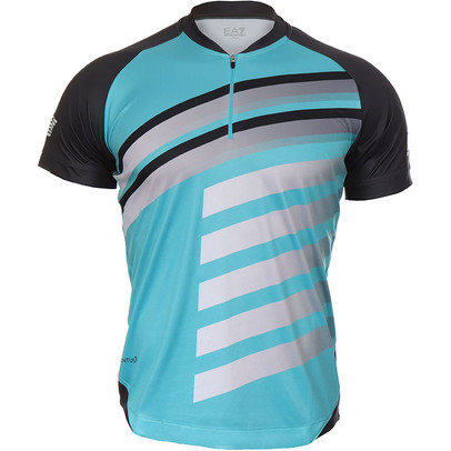 EA7 Tennis Pro Half Zip Polo
