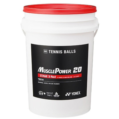 Yonex Stage 3 60 Stuks Trainer Bucket Red