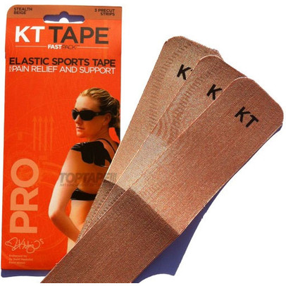 KT Tape Synthetic Pro Fastpack 3 Strips Beige