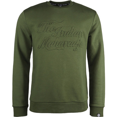 The Indian Maharadja Sweater Crew Emboss Heren