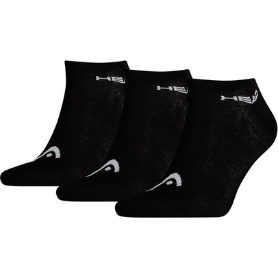 HEAD Unisex No-Show 3-Pack Sokken