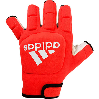 Feldhockey Shell Schutz Handschuh-linke Hand grau