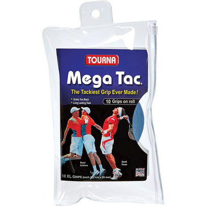 Tourna Mega Tac Overgrip 10 Pcs. Blue