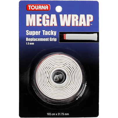 Tourna Mega Wrap Basic Grip White