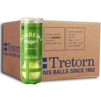 Tretorn Academy Stage 1 Groen 24x3 St. (6 Dozijn)