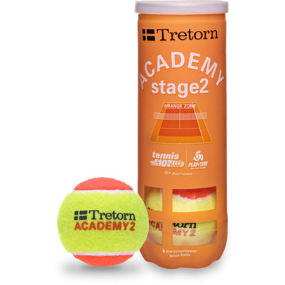 Tretorn Academy Stage 2 Orange 24x3st. (6 Dozijn)