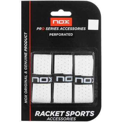 Nox Pro Overgrip Perforated 3 St. White