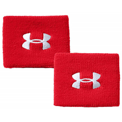 Under Armour Performance Wristbands Rood