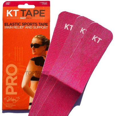KT Tape Synthetic Pro Fastpack 3 Strips Pink