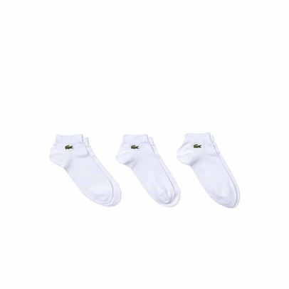 Lacoste Core Performance Crew Low 3-Pack Wit