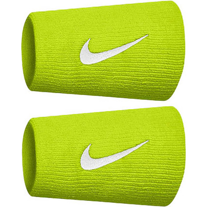 Nike Tennis Premier Doublewide Wristbands Green